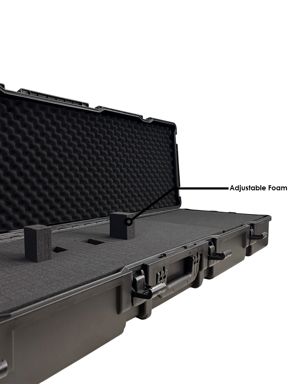 Olive IM-KB4006 Injection Molded Hardcase for 76-keys Montage M7, MODX M7, Adjustable Foam, Trolley with Wheels, For Flight